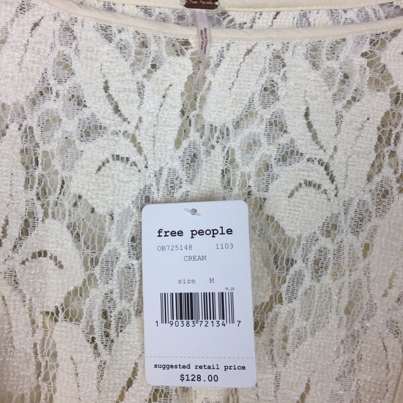 🌱F r e e P e o p l e • Lace boho shift dress - Picture 8 of 8